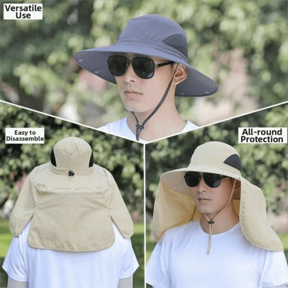 Breathable Cloth Men Sun Hat N - Bucket Hat Cotton reseña y precio