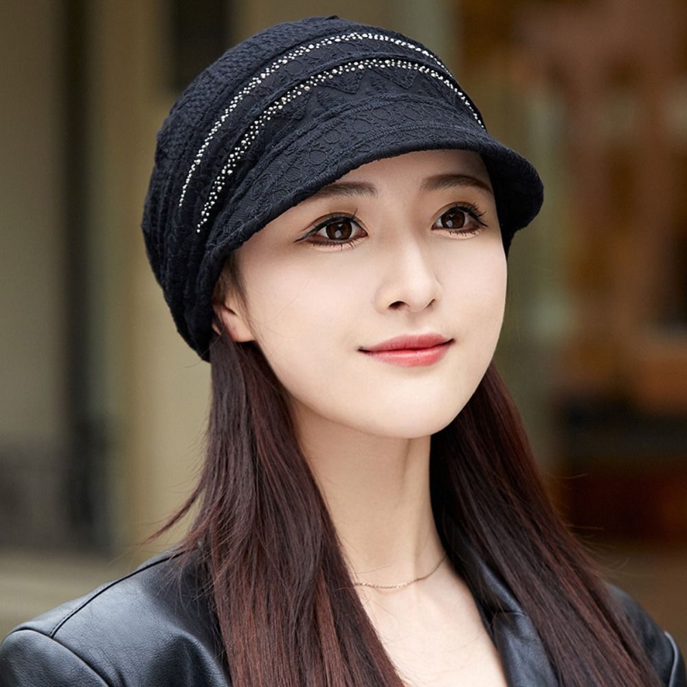 Hollow Out Flower Beanie Cap B - Baseball Cap Structured reseña y precio
