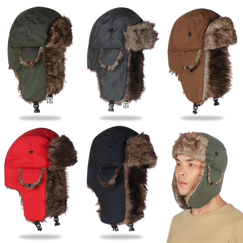 Men Women Fur Trapper Ski Hat  - Winter Trapper Hat reseña y precio