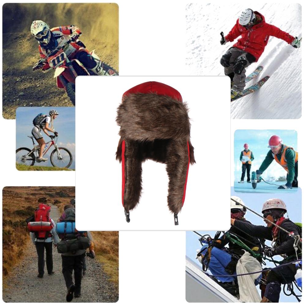 Men Women Fur Trapper Ski Hat  - Winter Trapper Hat reseña y precio