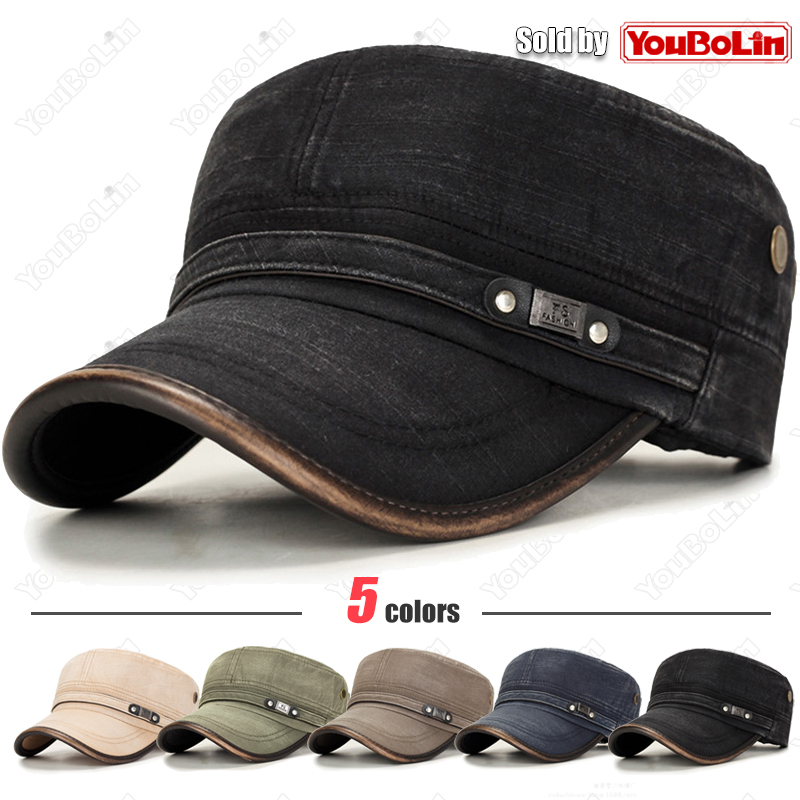 Leather Brim Washed Distressed - Dad Hat Cotton reseña y precio