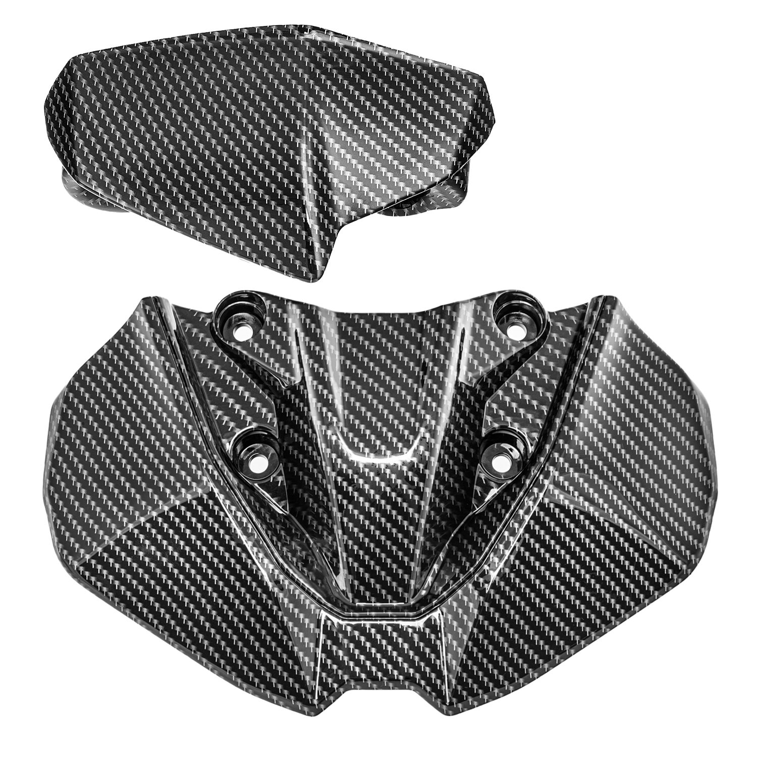 Motorcycle Front Extender Cowl - Visor Sun Hat reseña y precio